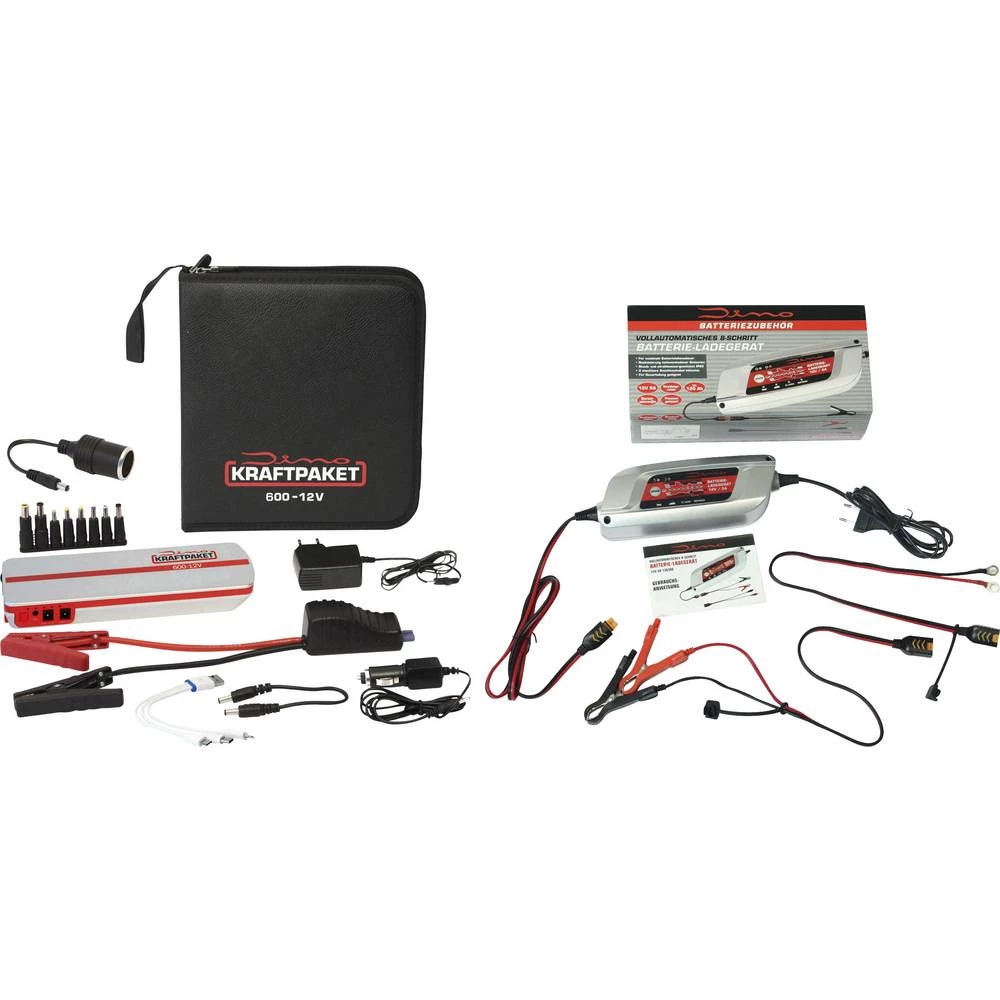 Dino KRAFTPAKET automatski punjač, brzi start sustav MEGA DEAL 136906 Struja pri startu (12 V)=300 A slika