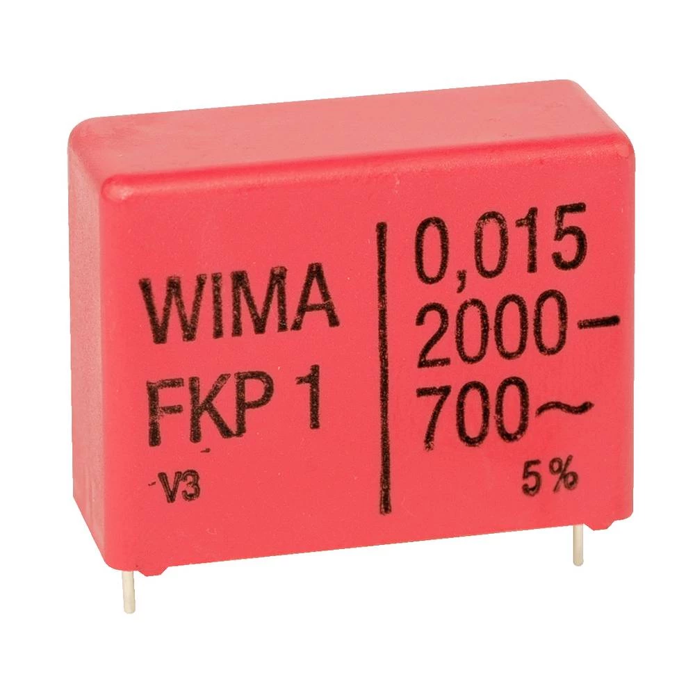 Wima 1 kom. folijski kondenzator FKP radijalno ožičen 2000 V/DC, 700 V/AC 10 % (D x Š x V) 18.0 x 6.0 x 12.5 mm slika