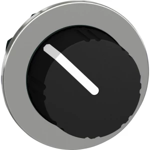 Schneider Electric ZB4FD29 prednji element za biračku sklopku plosnat (Ø) 30.5 mm  krom boja, crna 1 St. slika