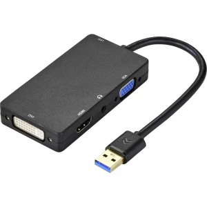 Renkforce vanjski grafičke kartice USB 3.2 (gen. 1) HDMI™, DVI, VGA slika