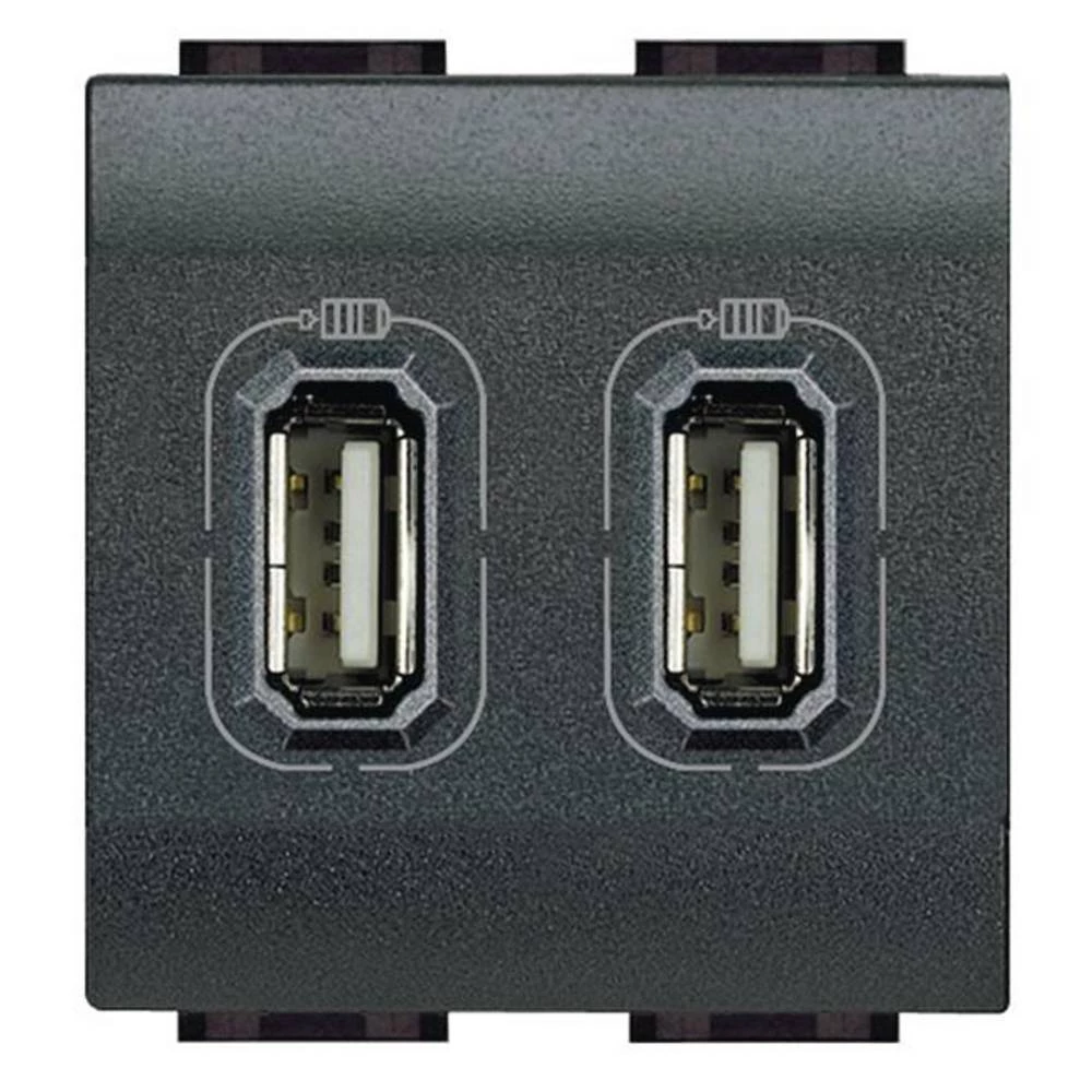 Legrand   USB utičnica Living&Light antracitna boja L4285C2 slika