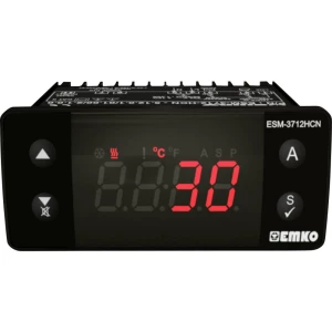 Emko ESM-3712-HCN.8.10.0.1/01.00/2.0.0.0 2-točkasti regulator termostat K 0 do 999 °C relej 16 A, relej 5 A (D x Š x V) slika