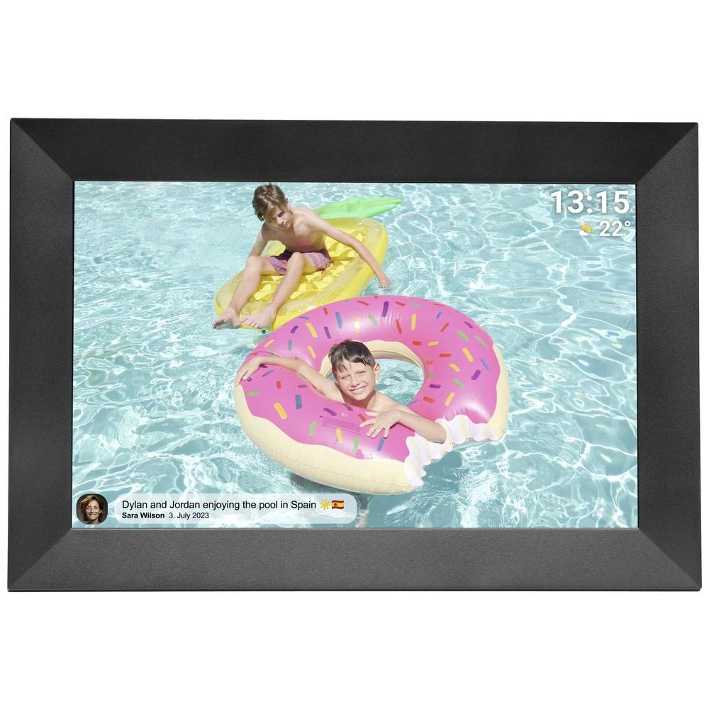 Denver PFF1024b digitalni WiFi okvir za slike 25.7 cm 10.1 palac Energetska učinkovitost 2021: C (A - G) 1280 x 800 Pixe slika