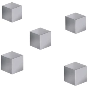 Sigel magnet C5 "Strong", Cube-Design (D x Š x V) 10 x 10 x 10 mm kvadratni srebrna, siva 5 St. BA728 slika