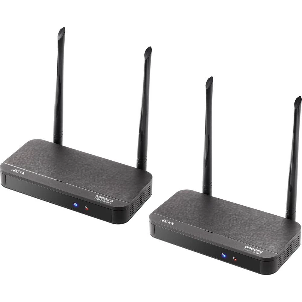 SpeaKa Professional  HDMI uređaj za bežični prijenos (komplet) 100 m 5 GHz 3840 x 2160 Pixel, 1920 x 1080 Pixel, 1280 x 720 Pixel, 848 x 480 Pixel HDMI izlaz preko petlje slika