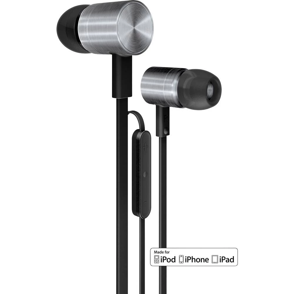 Naglavne slušalice beyerdynamic iDX 200 U ušima Slušalice s mikrofonom, Kontrola glasnoće Crna, Antracitna boja slika