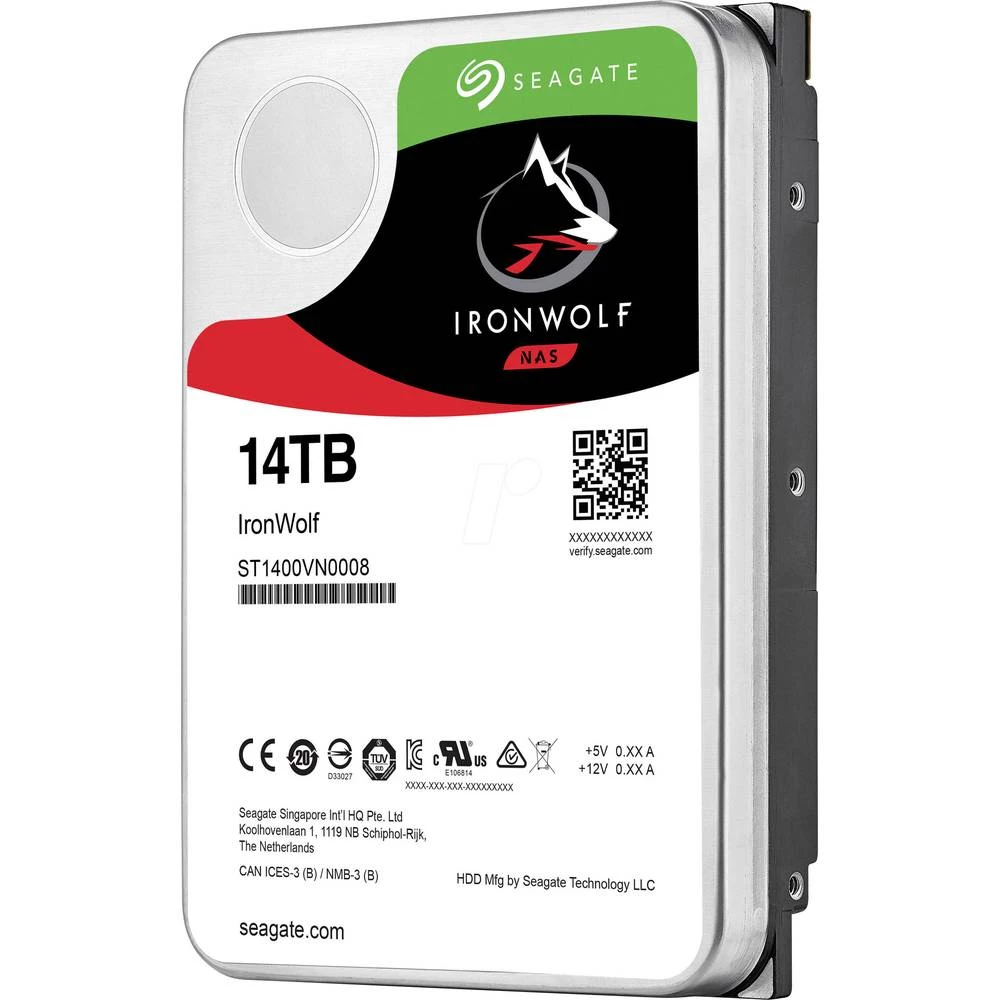 Unutarnji tvrdi disk 8.9 cm (3.5 ") 14 TB Seagate IronWolf&trade; Bulk ST14000VN0008 SATA III slika
