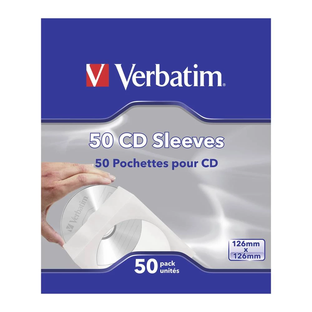 Verbatim kutija za CD-je/DVD-je 49992 bijela 50 St. slika