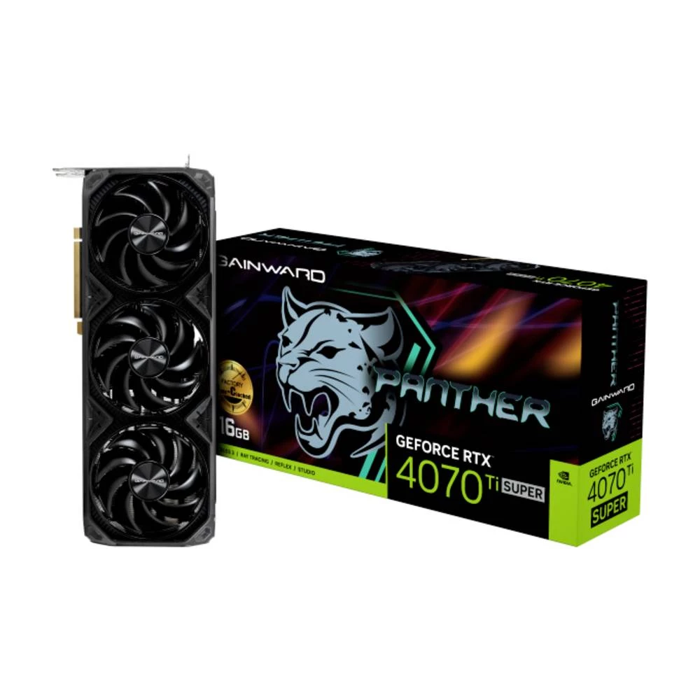 Gainward grafička kartica Nvidia GeForce RTX 4070 Ti Super Panther OC  16 GB GDDR6X-RAM PCIe x16  HDMI™, DisplayPort nav slika