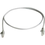 LAN (RJ45) Mreža Priključni kabel CAT 6 U/UTP 5.00 m Siva Vatrostalan, Bez halogena Telegärtner