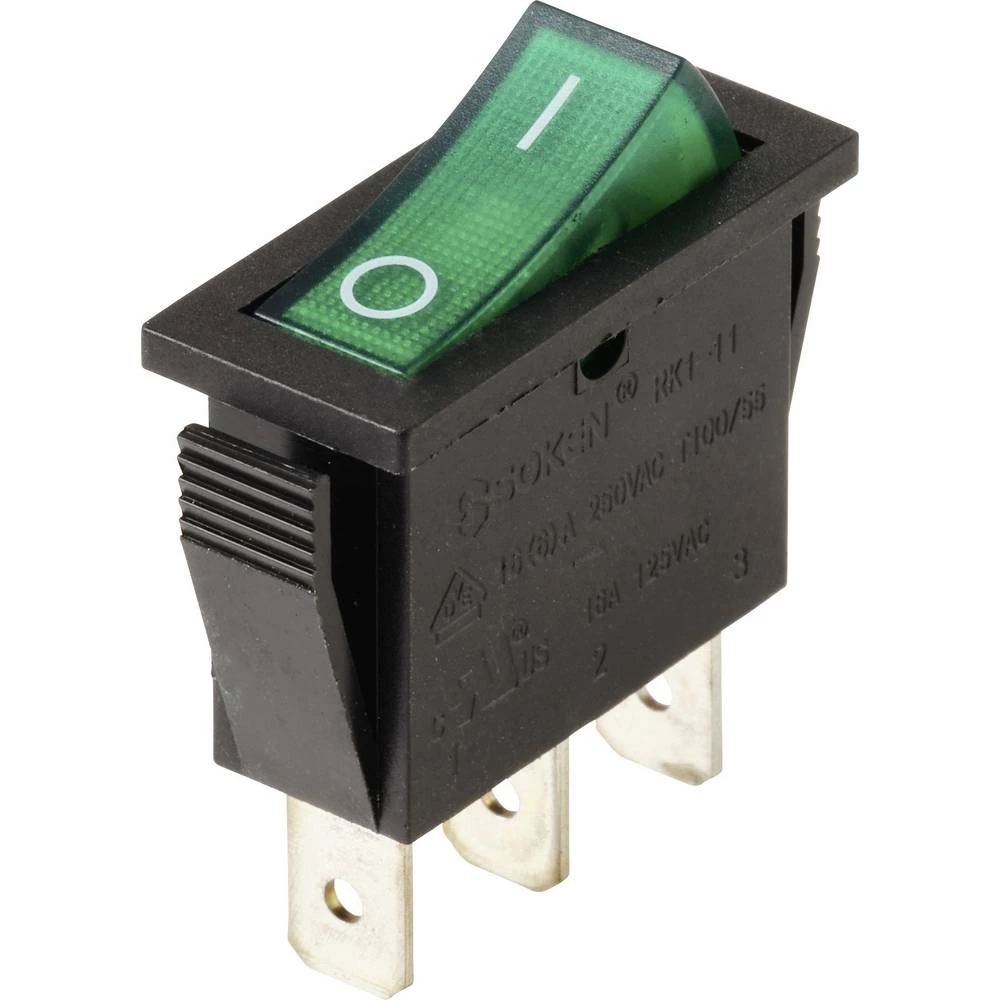 TRU COMPONENTS TC-13599536 ozibni prekidač 250 V/AC 16 A 1 x off/on zadržava položaj 1 kom. slika