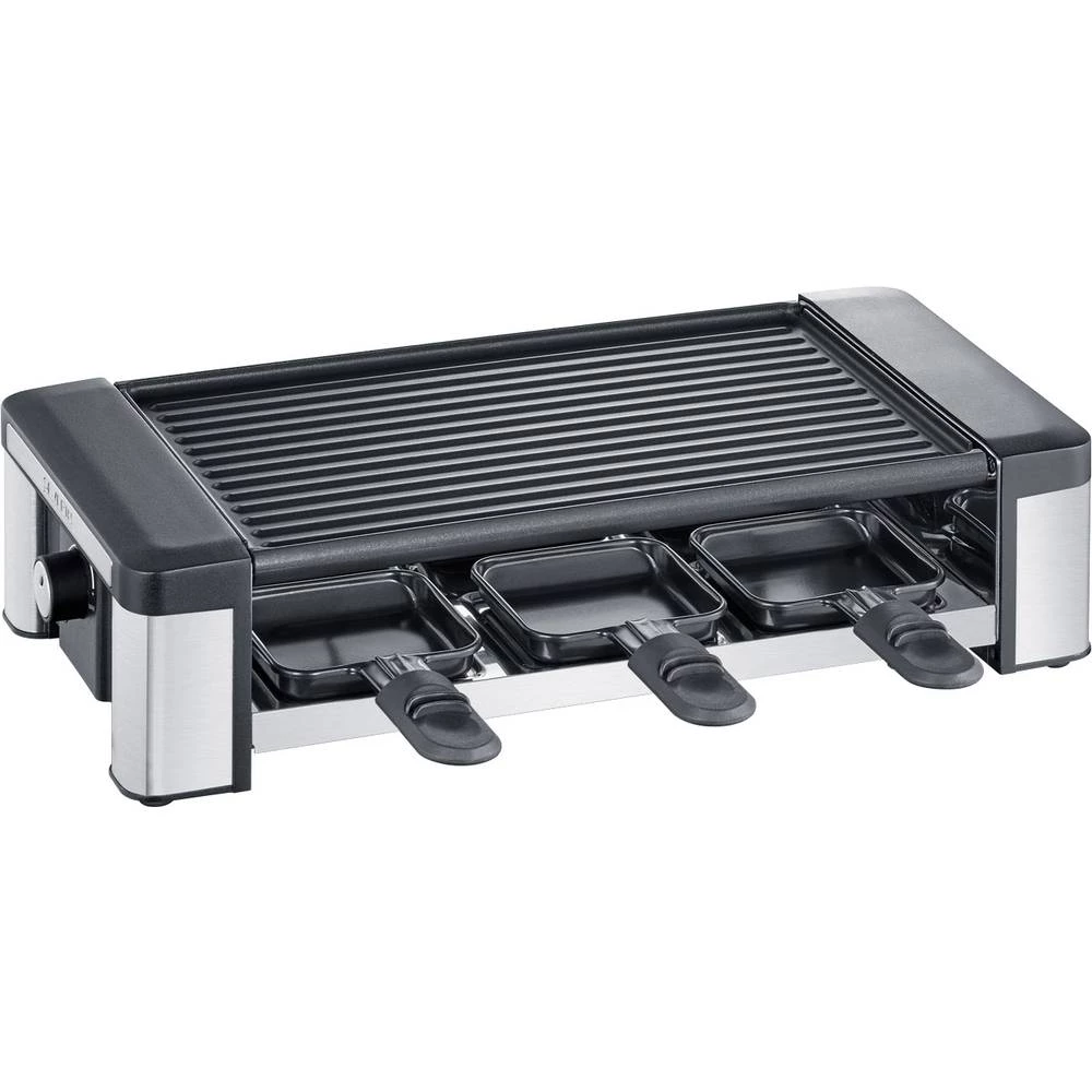 Raclette Severin RG 2676 6 posuda Crna, Plemeniti čelik slika