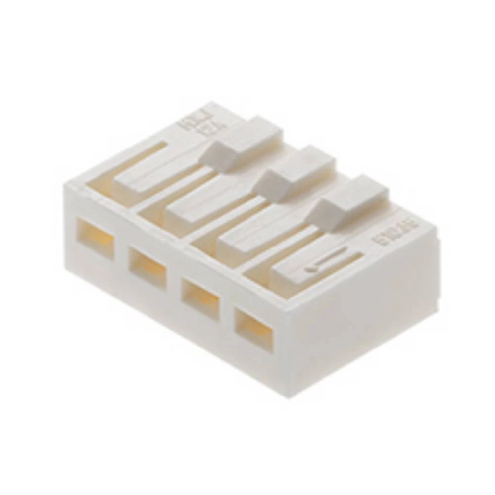 Molex 510350300 2.50mm Pitch, Board-In Crimp Housing, Single Row, 3 Circuits, Natural slika