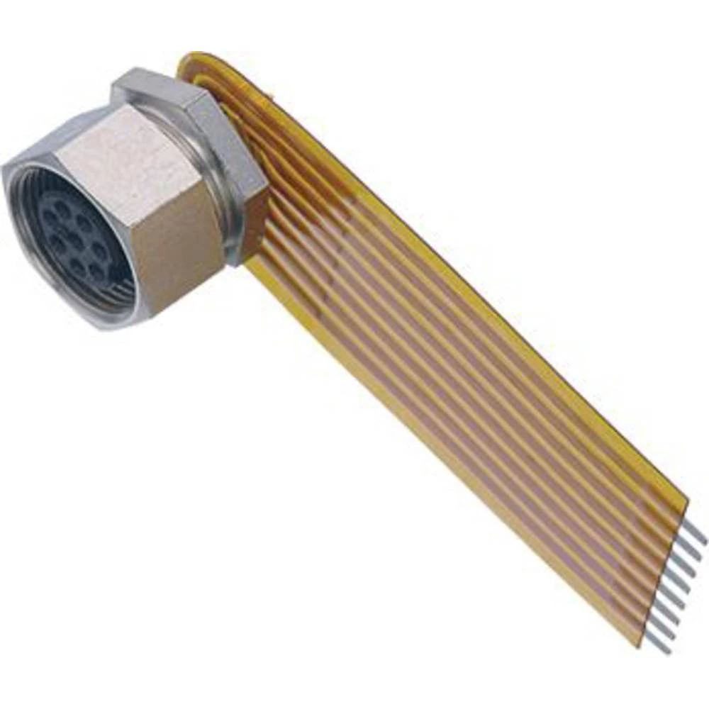 binder 09 0482 65 08-20 utičnica s prirubnicom žženski konektor, ravni Ukupan broj polova: 8 Serija (Okrugli utični kone slika