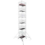 Krause 781116 FahrGerüst aluminij na roli mobilna Radna visina (maks.): 13.40 m srebrna 475 kg