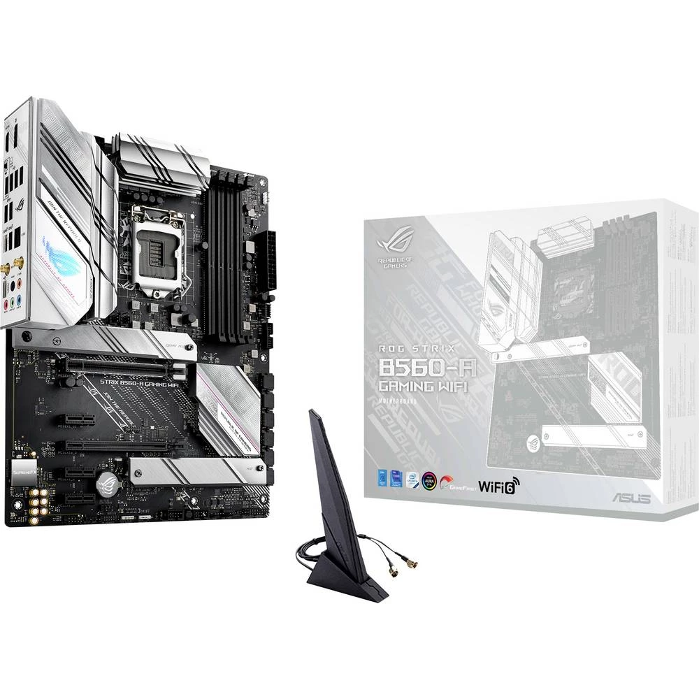 Asus ROG STRIX B560-A GAMING WIFI matična ploča Baza Intel® 1200 Faktor oblika ATX Set čipova matične ploče Intel® B560 slika