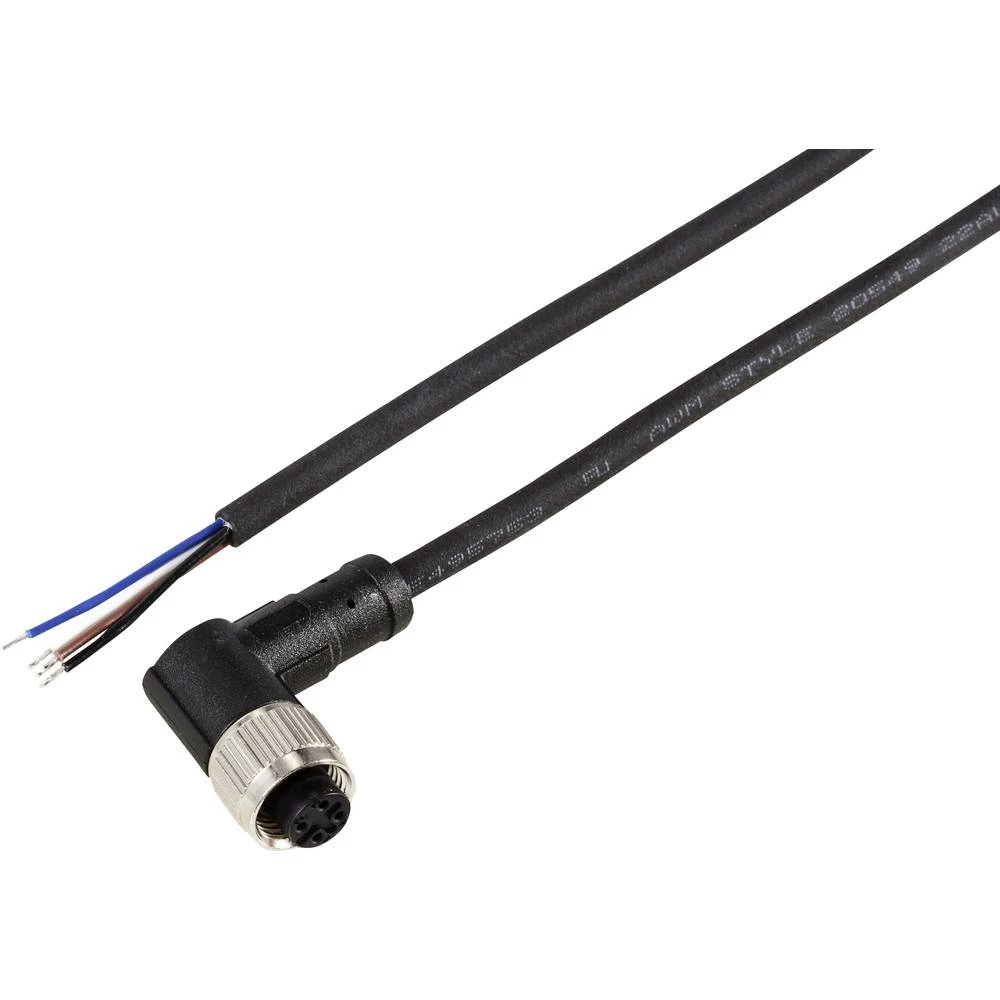 TRU COMPONENTS TC-12832996 priključni kabel za senzor/aktivator M12 konektor, kutni 5 m Broj polova: 4 1 St. slika