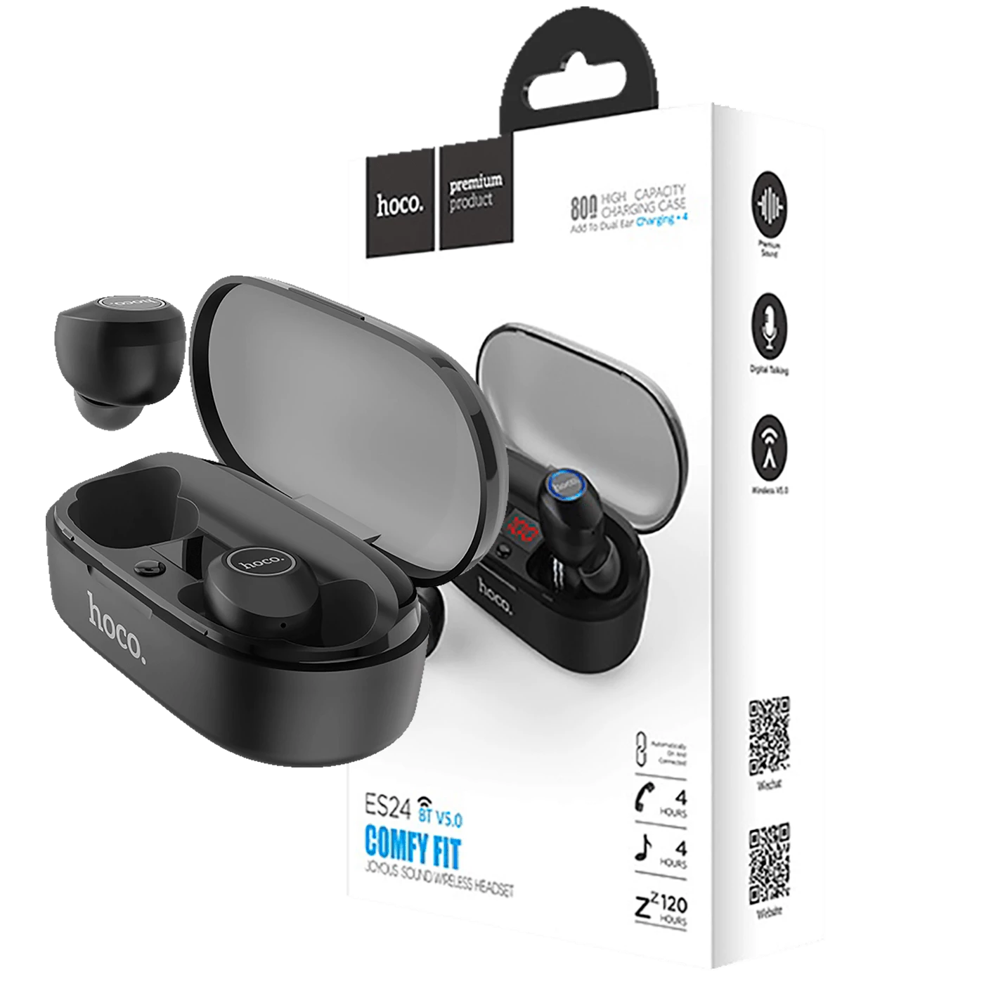 Slušalica bežična sa mikrofonom, Bluetooth, 60 mAh, 4 h slika