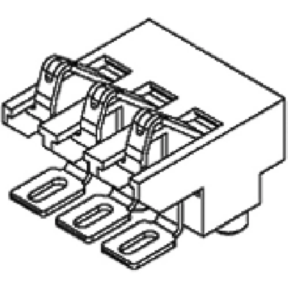 Molex 1050400001 700 pcs 2.00mm Pitch Battery Connector, 3 Circuits, Surface Mount, Contact Width 0.70mm, with Pegs, Working Heigh slika