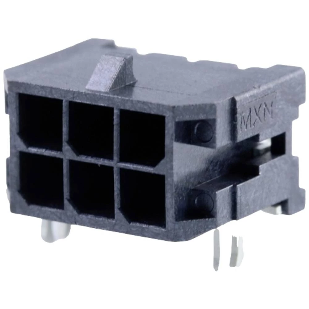Molex ugradna standardna letva s muškim kontaktima Ukupan broj polova 6 Raster: 3.00 mm 430450608 1 St. Tape on Full ree slika