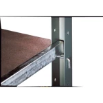 Manuflex TV0114 polica drvo Opterećenje (maks.): 100 kg drvo