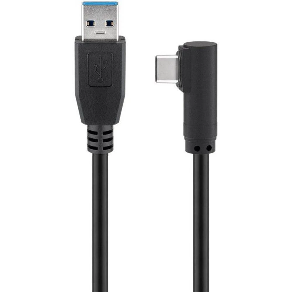 Goobay USB 3.0 Priključni kabel 0.5 m Crna slika
