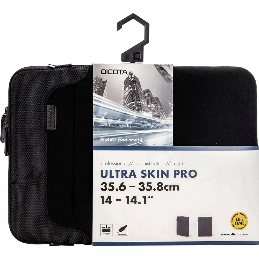 Dicota Torba za prijenosno računalo Ultra Skin PRO 14-14.1 ATT.FX.FITS4_MAXIMUM_INCH: 35,8 cm (14,1") Crna slika