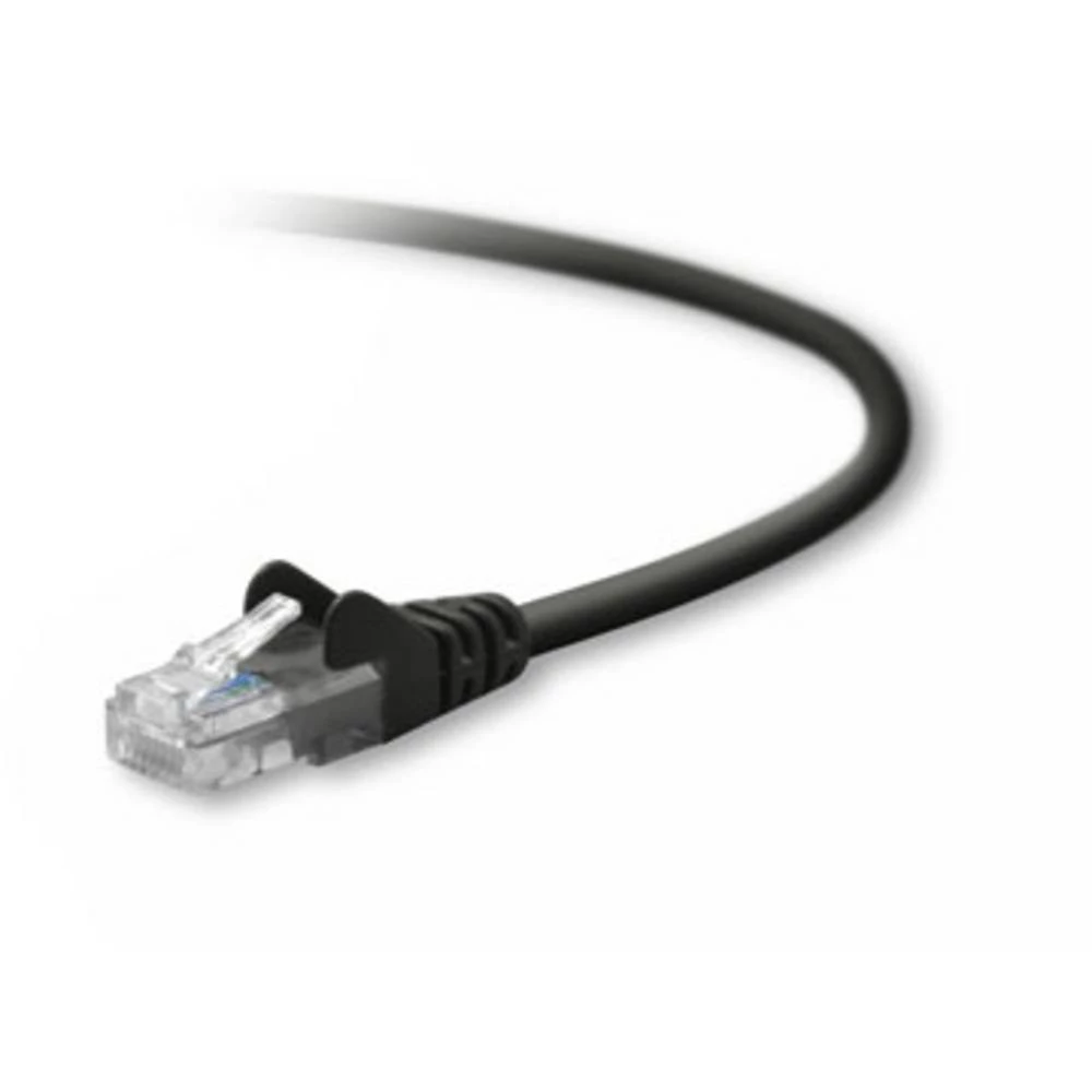 Belkin RJ45 A3L791b50CM-BKS mrežni kabeli, patch kabeli cat 5e U/UTP 0.50 m crna slika