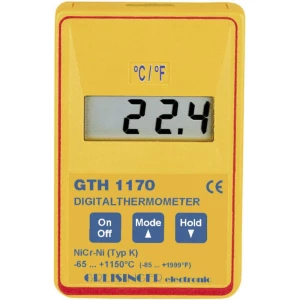 Greisinger GTH 1170 Mjerač temperature Kalibriran po ISO -65 Do +1150 °C Tip tipala K slika
