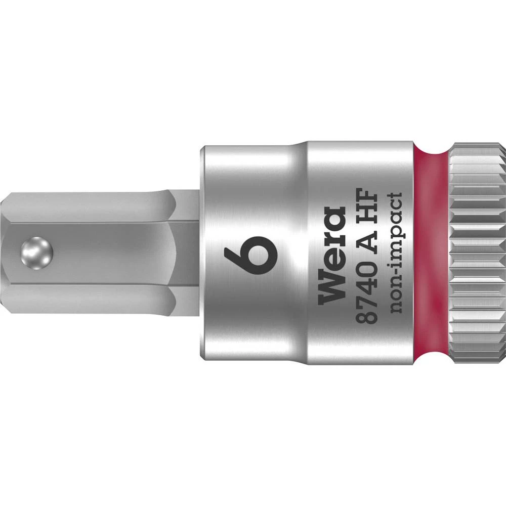Unutarnji šesterokutni Bit za nasadni ključ 6 mm 1/4 (6.3 mm) Wera 8740 A 05003337001 slika
