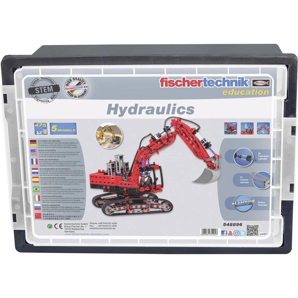 fischertechnik education MINT Robotics set ta sastavljanje Hydraulics slika