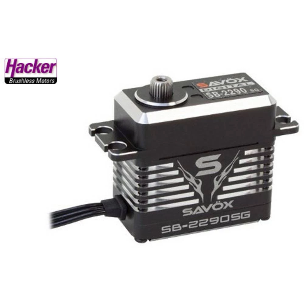 Savöx Standardni servo SB-2290SG Digitalni servo Materijal prigona: Čelik Sustav utičnica: JR slika