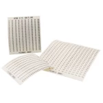 Oznake za redne stezaljke KSW 4 16/5,08 17-32 1630160017 bijele boje Weidmüller 10 kom.