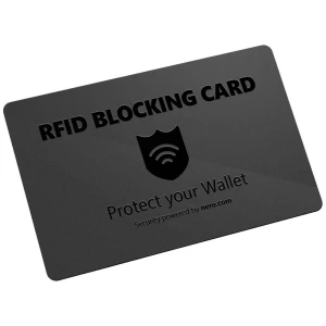 Nero RFID NFC blokerska kartica RFID Blocking Card   crna EMEA-33700001 1 St. slika