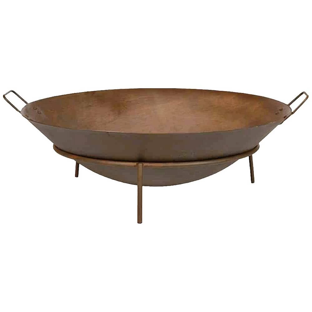 Siena Garden 5001K70A drveni ugljen ognjište s tavom Površina roštilja (promjer)=700 mm hrđavo-smeđa slika