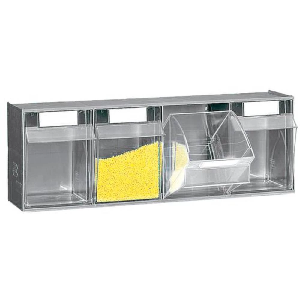 1658656 spremnik za sklopive kutije   (Š x V x D) 600 x 206 x 130 mm siva, prozirna 1 St. slika