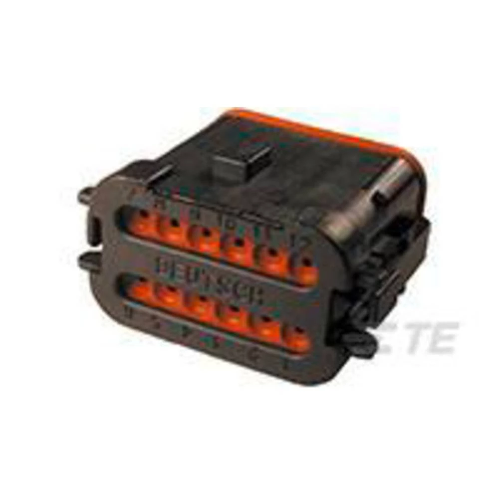 TE Connectivity Kućište kabelske utičnice DT Ukupan broj polova 12 DT06-12SB-EP06 1 ST slika