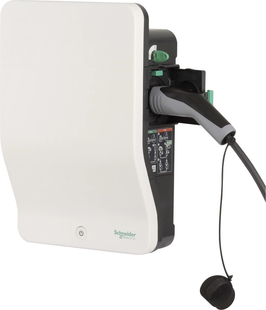 Stanica za punjenje EVlink Wallbox E-mobilnost Schneider Electric EVB1A22P4ERI Tip 2 Mode 2 32 A 22 kW RFID slika