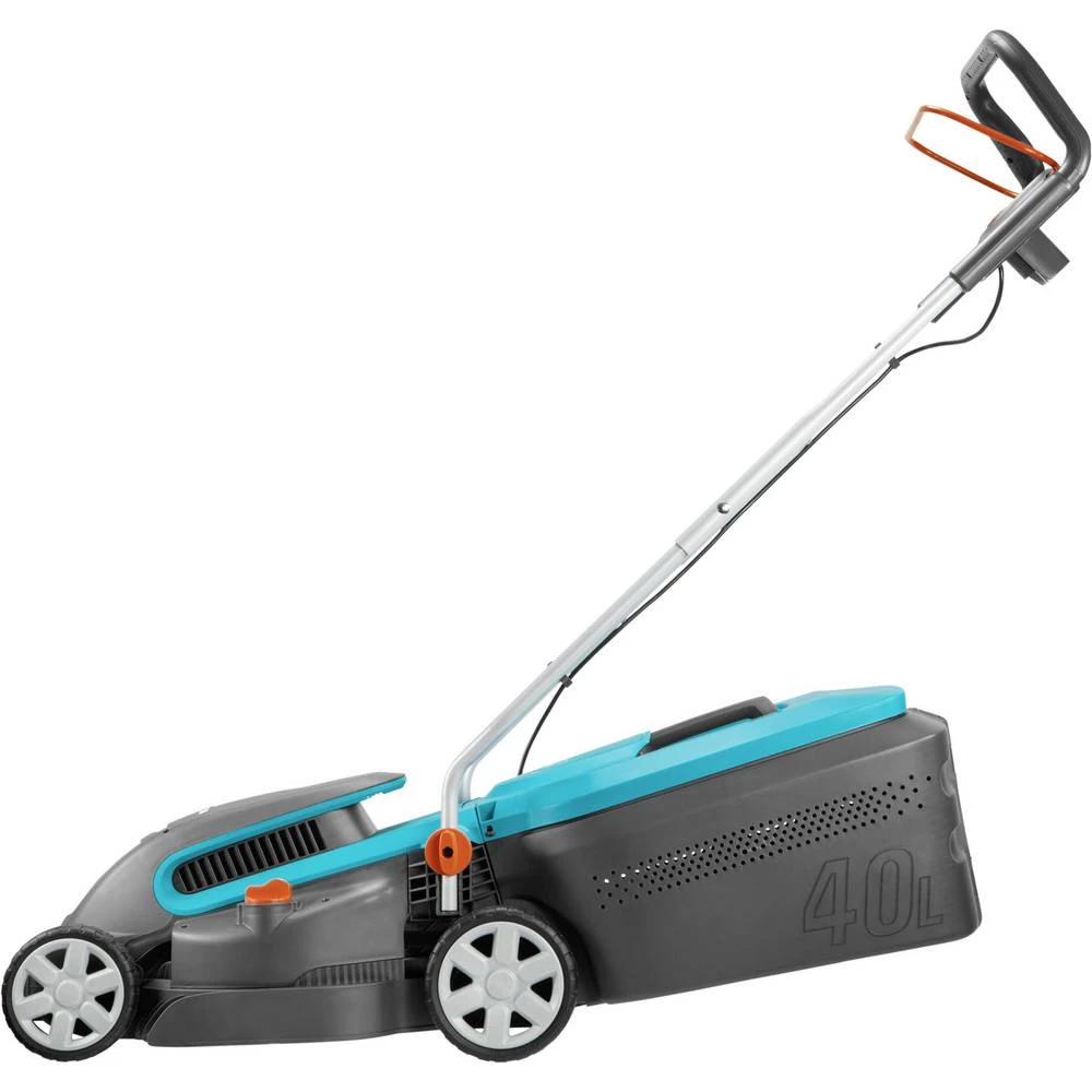 GARDENA PowerMax 1400/34 električni pogon kosilica   1400 W  Širina rezanja (maks.) 34 cm slika