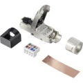 Renkforce RJ45 utikač cat 8.1 8p8c utikač terenski sklop (bez alata) srebrna RF-4495306 1 St. slika