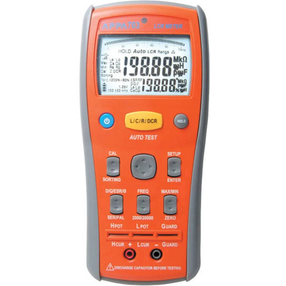 Tester komponenti digitalni CMT Appa 703 CAT I Zaslon (brojevi): 20000 slika