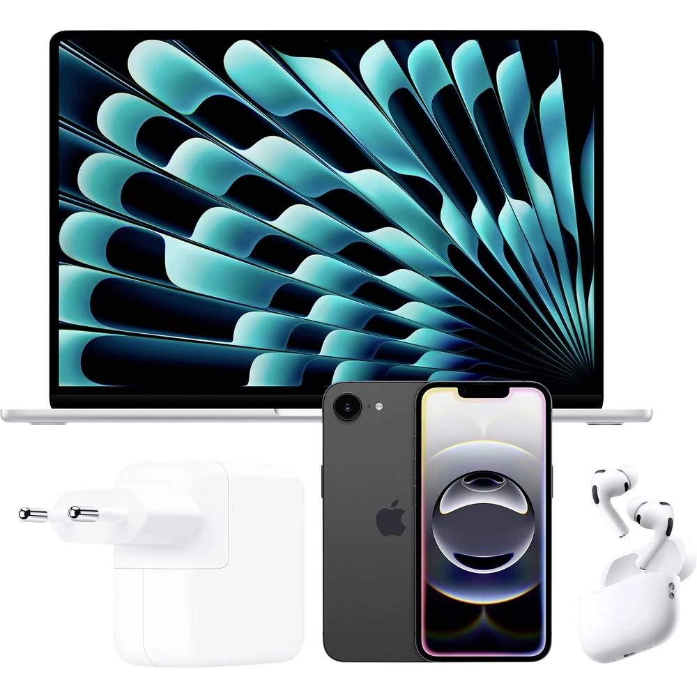 iPhone 16e iPhone 128 GB 15.5 cm(6.1 palac )crnaiOS 18;Dual-SIM slika