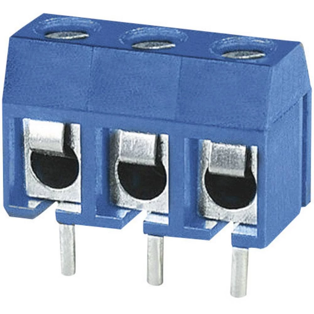 Degson Vijčana blok spojka 1.50 mm&sup2; Broj polova 2 Plava boja 200 ST slika
