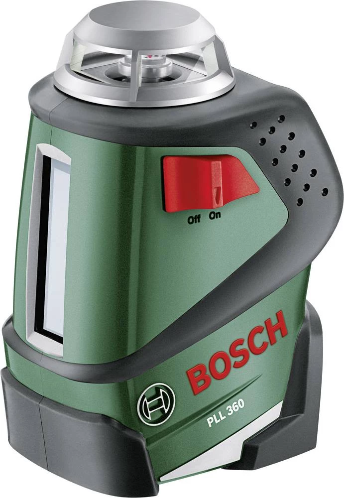 Linijski laser Samonivelirajući Bosch Home and Garden PLL 360 Raspon (maks.): 20 m Kalibriran po: ISO slika