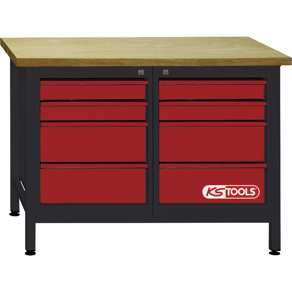 KS Tools 8650007 Radni stol s 8 ladica, V840xŠ1200xD600mm (Š x V x D) 1200 x 840 x 600 mm slika