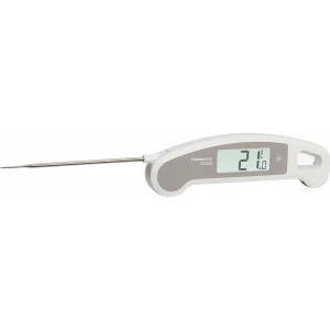 Kuhinjski termometar Zaštićen od vodenog mlaza IP65, Praćenje temperature središta TFA 30.1060.02 Maks./min. slika