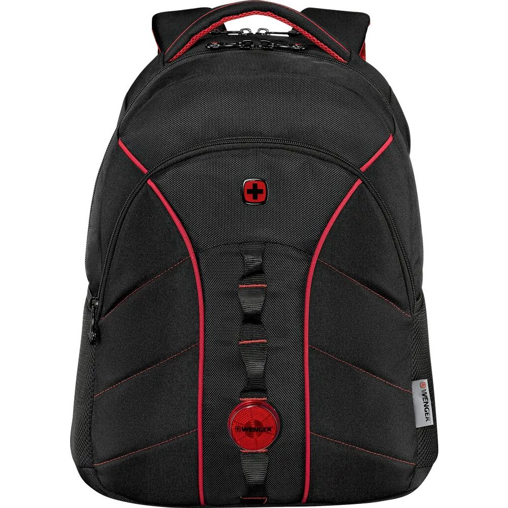 Wenger ruksak za prijenosno računalo Sun Prikladno za maksimum: 40,6 cm (16")  crna, crvena slika