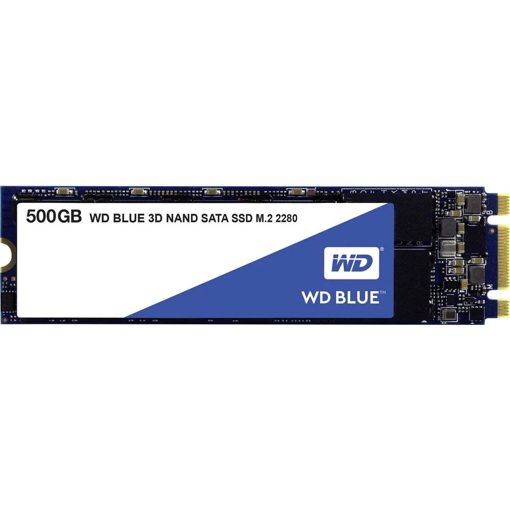 Unutarnji SATA M.2 SSD 2280 500 GB Western Digital Blue™ Maloprodaja WDS500G2B0B M.2 slika