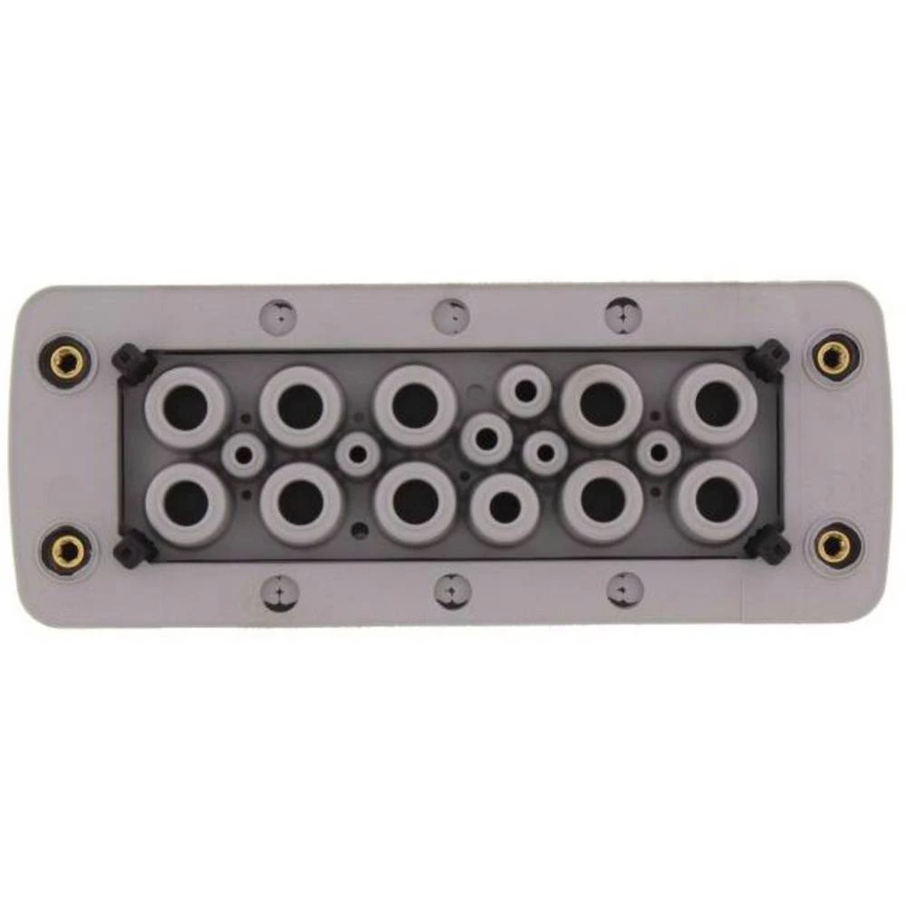 CONTA-CLIP KES-GB 17/24 GR kabelska uvodnica    Debljina ploče (maks.) 2 mm poliamid 6.6 siva 10 St. slika