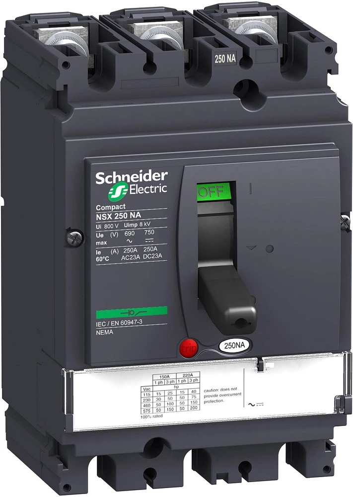 Teretna rastavna sklopka 690 V/AC 250 A Schneider Electric LV431629 1 ST slika
